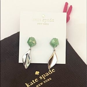 Kate spade leaf earrings
